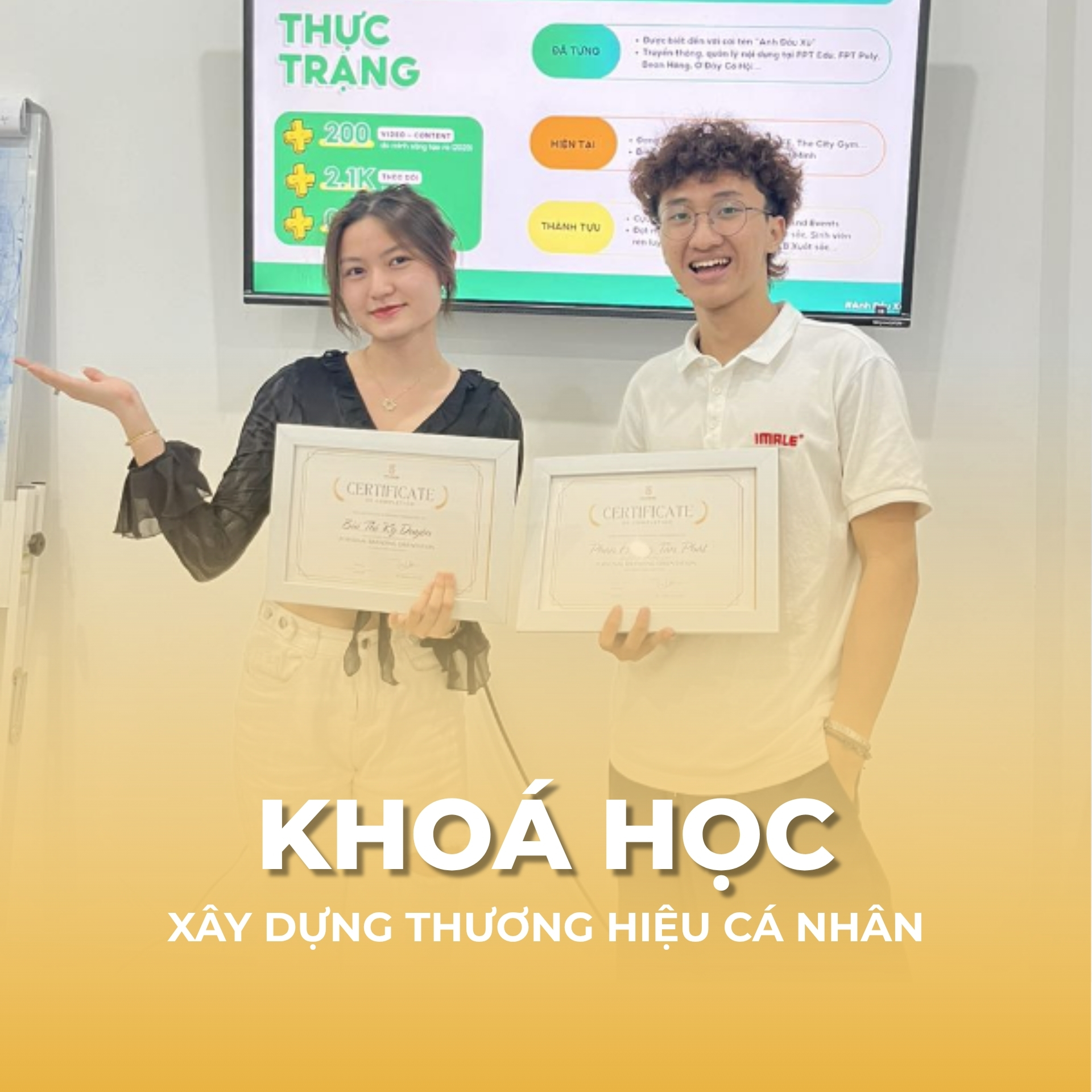 Khoá học xây dựng thương hiệu cá nhân